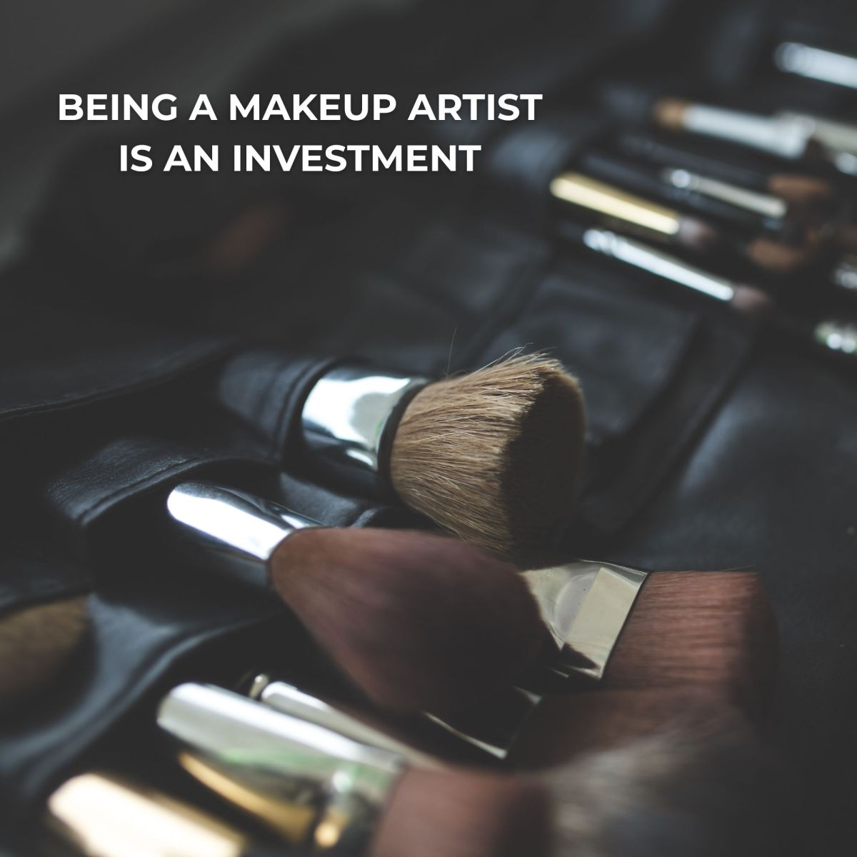 Makeup tools close up