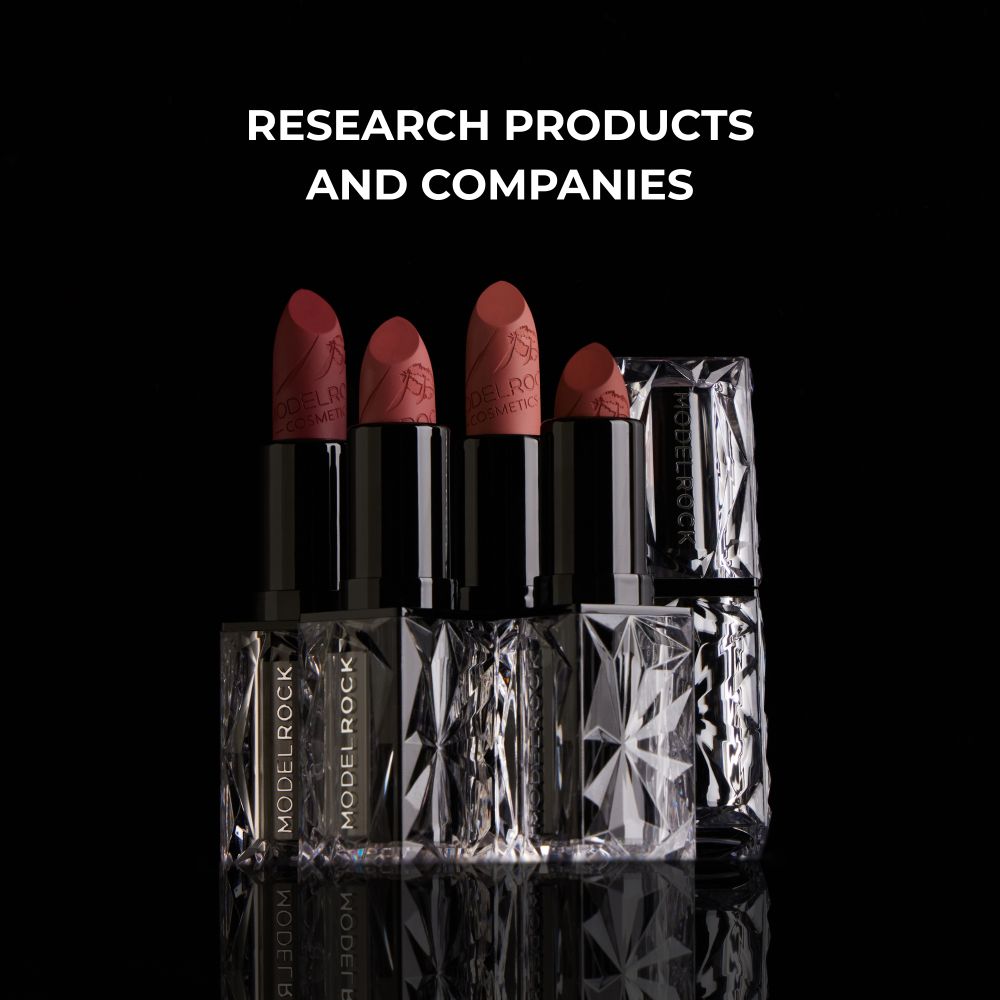 Lipsticks with black background