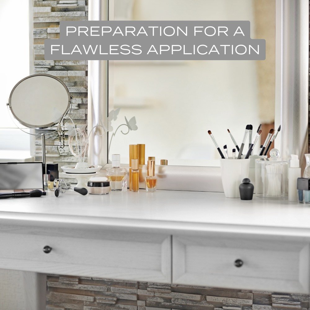 prepare for lashes without glue