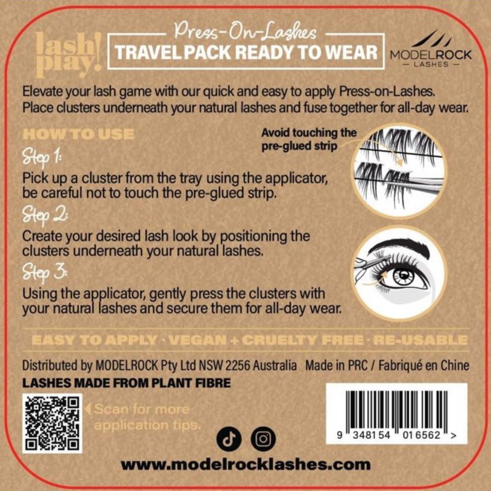 how to apply press on lashes