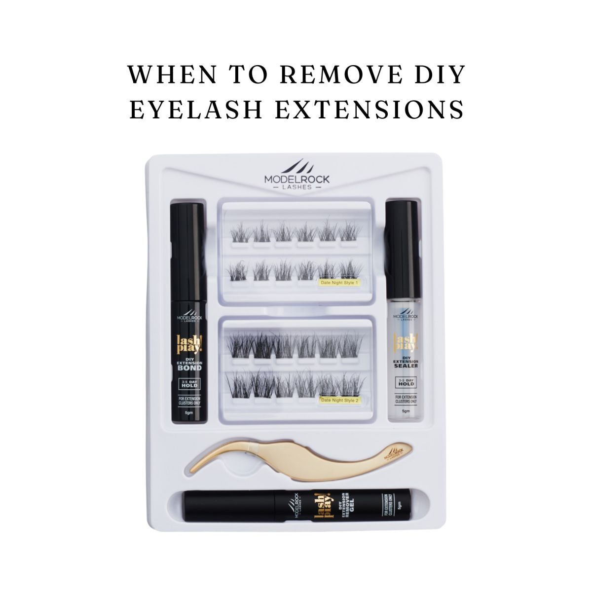 when to remove lash extensions