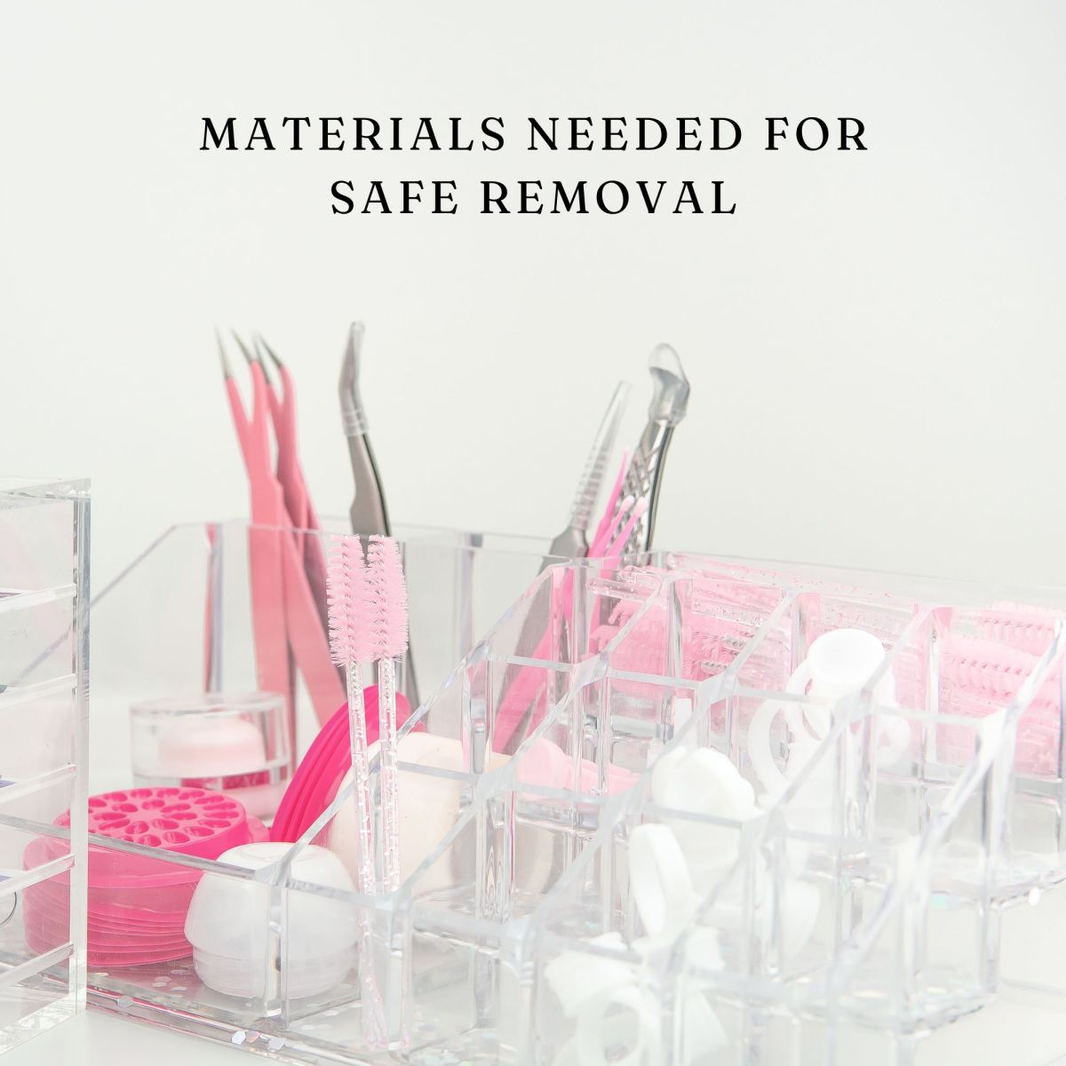 safely remove lash extensions