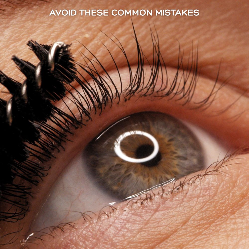 Lash extension mistakes.