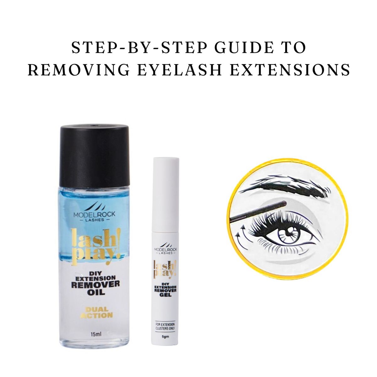 how to remove eyelash extensions