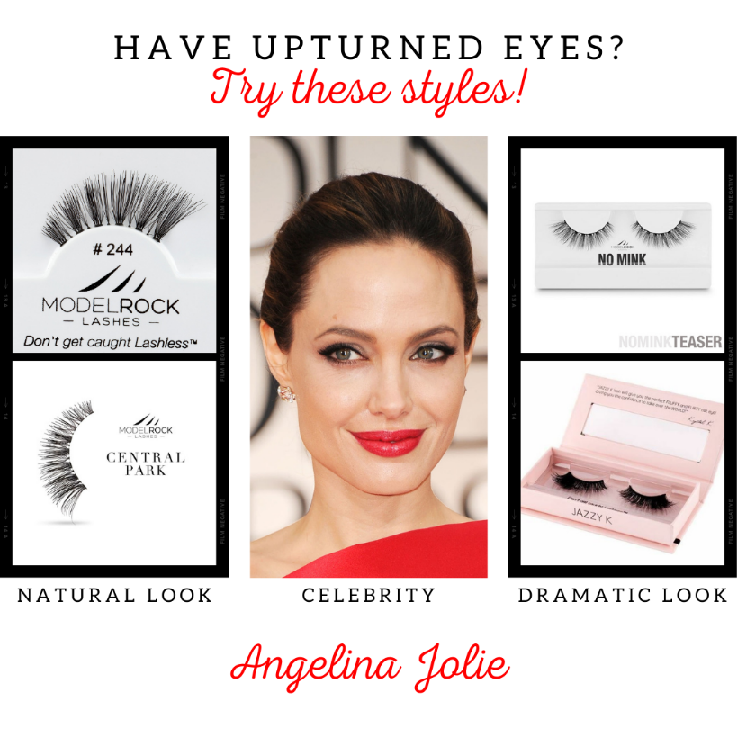 Upturned Eyes - Angelina Jolie