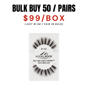 *CLEARANCE* - BULK BUY (50 pairs) - Kit Ready Lashes #110 - *Please read product description before purchasing*