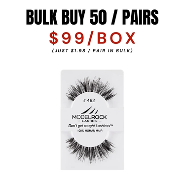 *CLEARANCE* - BULK BUY (50 pairs) - Kit Ready Lashes #462 - *Please read product description before purchasing*