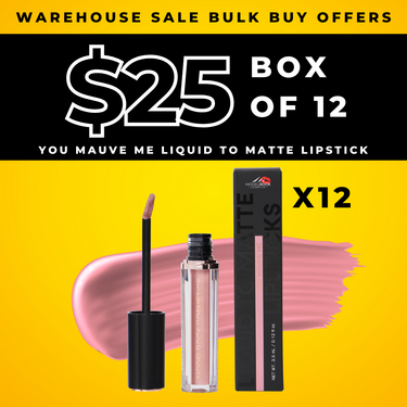 BULK BUY (12 Pack) - YOU MAUVE ME - Liquid to Matte Lipstick