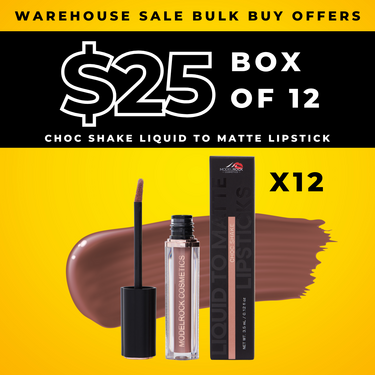 BULK BUY (12 Pack) - CHOC SHAKE - Liquid to Matte Lipstick