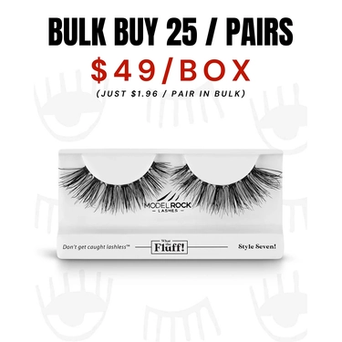 *CLEARANCE* - BULK BUY (25 pairs) - WHAT THE FLUFF 'Style Seven'  - *Please read product description before purchasing*