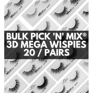 BULK Pick 'n' Mix® '3D MEGA WISPIES' Lashes (20 pairs)
