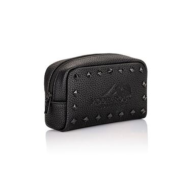 VEGAN Faux Leather Makeup Bag - Small  