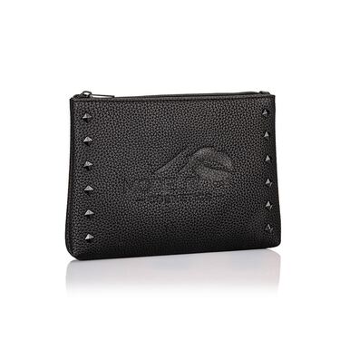 VEGAN Faux Leather Makeup Bag - Medium  