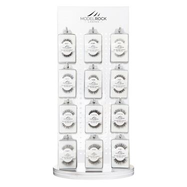 A - Salon Lash Package total / 36 pairs - **WHITE DISPLAY STAND**