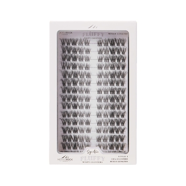 BULK TRAY  -  'FLUFFY WISPY' Clusters Mixed lengths - Style #1