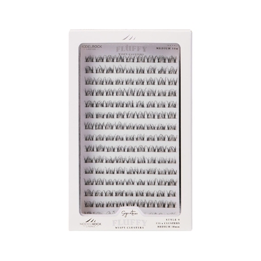 BULK TRAY  -  'FLUFFY WISPY' Clusters Medium Lengths - Style #9