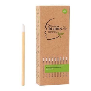 MY ECO BEAUTY KIT - Bamboo Disposable Lip Gloss Wands 25pk