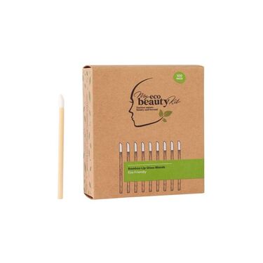 MY ECO BEAUTY KIT - Bamboo Disposable Lip Gloss Wands 100pk