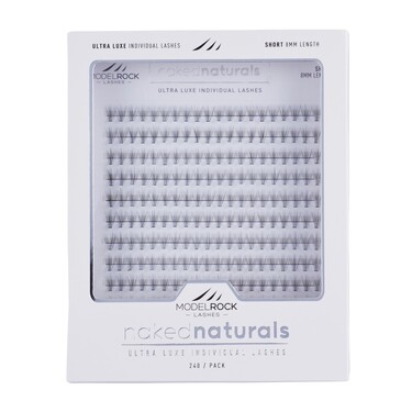 **BULK TRAY** Ultra Luxe - NAKED NATURALS - 10D 'SHORT' 8mm - 240pk