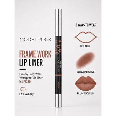 FRAME WORK - Creamy Longwear Waterproof Lip Liner - SPICED