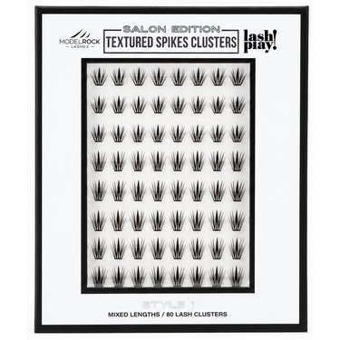 SALON EDITION - TEXTURED SPIKES - Style #1 - Mixed Lengths - 80 / Clusters Pk