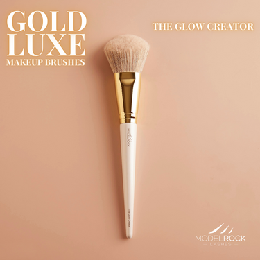 GOLD LUXE Makeup Brush - *The Glow Creator*