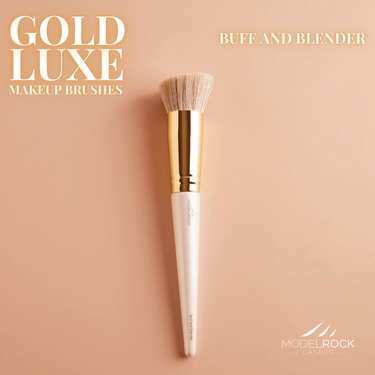 GOLD LUXE Makeup Brush - *Buff and Blender*