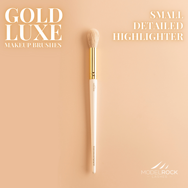 GOLD LUXE Makeup Brush - *Small Detailed Highlighter*