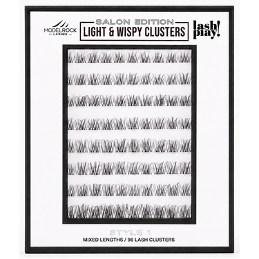 SALON EDITION - LIGHT & WISPY CLUSTERS - Style #1 - Mixed Lengths - 96 / Clusters Pk