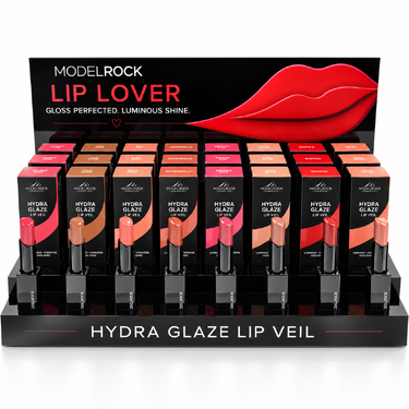 SALON PACKAGE - HYDRA GLAZE Lip Veil - 8 shades - THE ESSENTIALS COLLECTION
