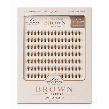 **BULK TRAY** Ultra Luxe - BROWN SOFT ESPRESSO - 'MEDIUM' 10mm - 240pk