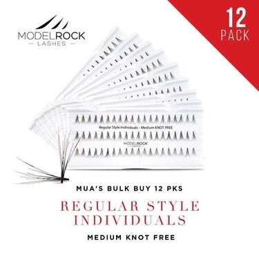 BULK BUY 12 PKS - Regular Style Individuals *MEDIUM Knot Free* 10mm