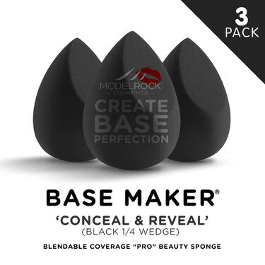 PRO 3PK - Base Maker® - 'CONCEAL & REVEAL' (Black 1/4 Wedge)