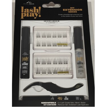 MODELROCK - LASH PLAY - DIY At Home Lash Extensions Kit - *NAKED NATURALS*