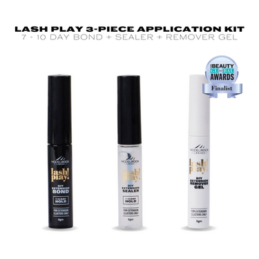MODELROCK - LASH PLAY - DIY - Bond + Sealer + Remover 3-piece Application Kit (7-10 day kit)