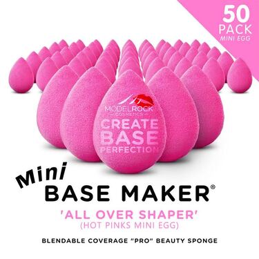 Mini Beauty Blender - 'ALL OVER SHAPER' (HOT PINK Mini Egg) - '50 / pk' MEGA BULK PACK