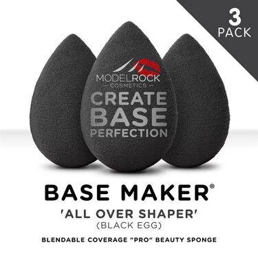 PRO 3pk - Base Maker® Beauty Sponge - 'ALL OVER SHAPER' (Black Egg)
