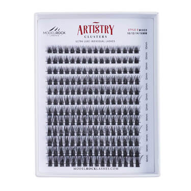 **BULK TRAY** Ultra Luxe 'ARTISTRY' Clusters - Style #2 - 'MIXED LENGTHS' 10mm-12mm-14mm-16mm - 192 / Clusters Pk