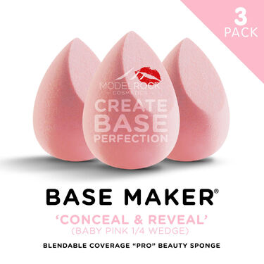 PRO 3PK - Base Maker® - 'CONCEAL & REVEAL' (Baby Pink  1/4 Wedge)
