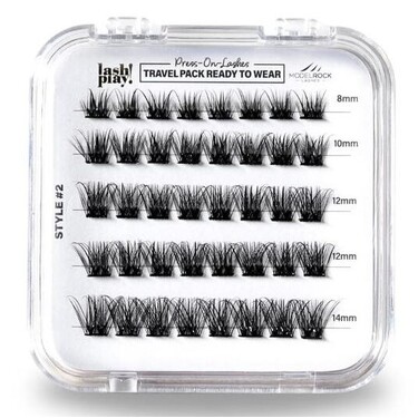 READY to WEAR Pre-Glued Cluster Lashes TRAVEL EDITION 'Style #2' - 40pk Clusters