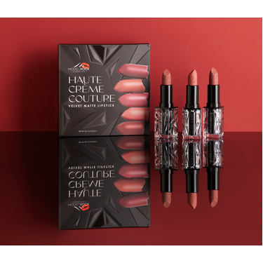 HAUTE CRÈME COUTURE Velvet Matte Lipsticks  - 'The Pinky Lovers' 3-piece Holiday Gift Set