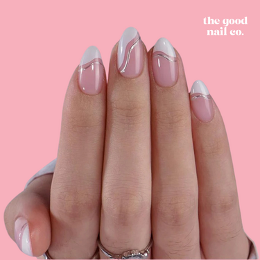 THE GOOD NAIL CO - Press-On Gel Nail Kit - SHELLY - Short Almond