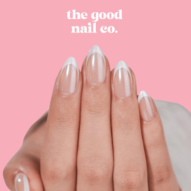 THE GOOD NAIL CO - Press-On Gel Nail Kit - GLAZED FRENCHIE - Short Almond