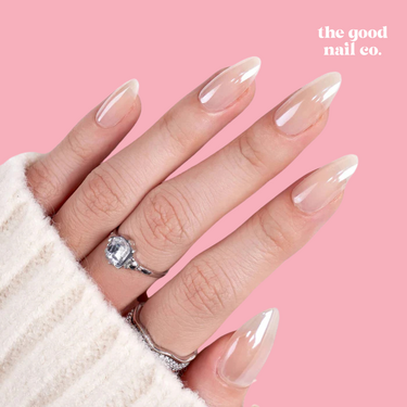 THE GOOD NAIL CO - Press-On Gel Nail Kit - HAILEY GLAZE - Medium Almond