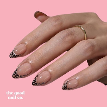 THE GOOD NAIL CO - Press-On Gel Nail Kit - WILD CAT - Short Almond