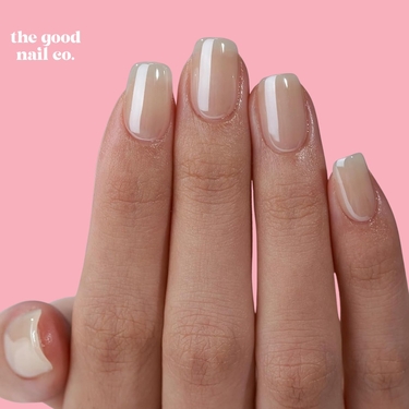 THE GOOD NAIL CO - Press-On Gel Nail Kit - CREAMY GLAZE - Short Square