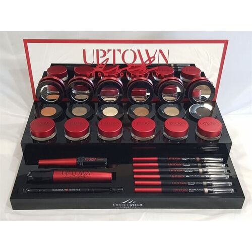UPTOWN ARCH BROWS - SALON PACKAGE - with 'BLACK' Display Stand