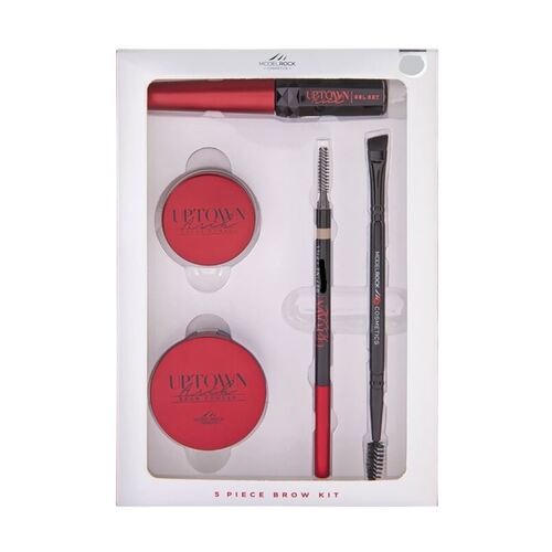 UPTOWN BROWS - 5 Piece Kit - 'MEDIUM BROWN'