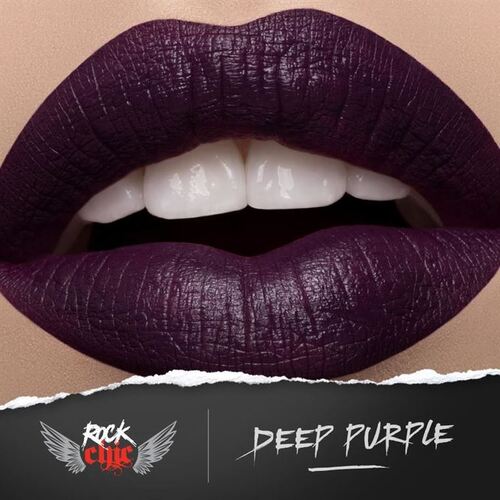 ROCK CHIC Liquid Lipstick - 'DEEP PURPLE'