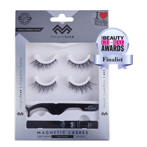 MAGNA LUXE Magnetic Lashes + Accessories Kit - 'NATURAL BOMBSHELL'
